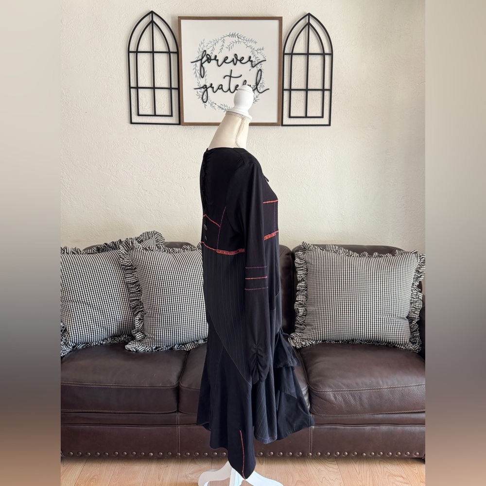 Rare LA MODE EST A VOUS Lagenlook Dress Size EU 46 Retro IndieSleeze Vintage - Picture 4 of 14
